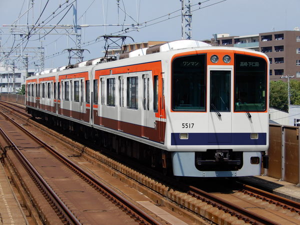 阪神5500系のウソ電(4両全て上信250形旧色)