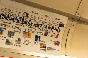 旧デザインの路線図