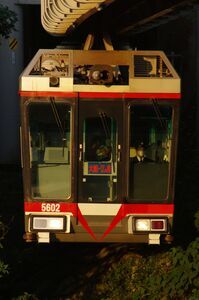 5000系(5601編成)旧デザイン行先サボ