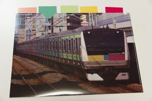 京浜東北･根岸線E233系ウソ電クリアファイルの実物写真