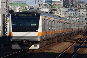 E233系0番台(T10編成・10CARSステッカー)