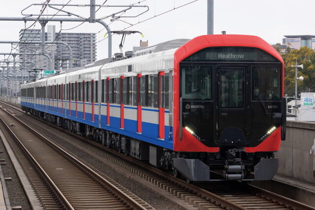 近鉄8A系のウソ電(ロンドン地下鉄カラー)