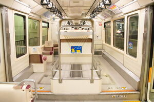 車端部の様子