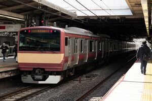 E531系(K423編成・赤電カラー)