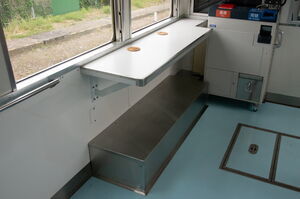 デハ22006の乗務員室付近のカウンター