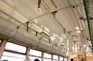 客室エリアの天井