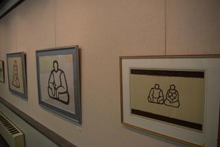 □西村一夫展－座る婦人 （2015年6月22～27日、札幌） 6月27日は4カ所
