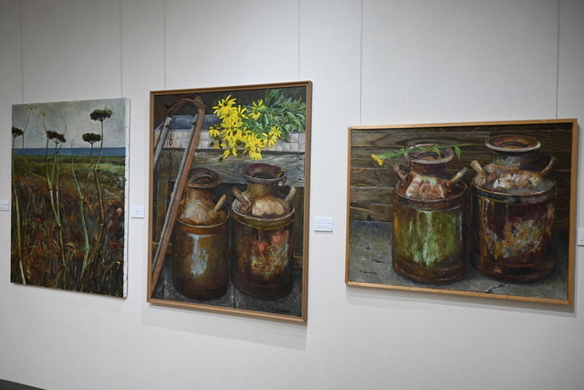 金沢実 油絵「未題」 金田実生／尹熙倉 | 武蔵野美術大学