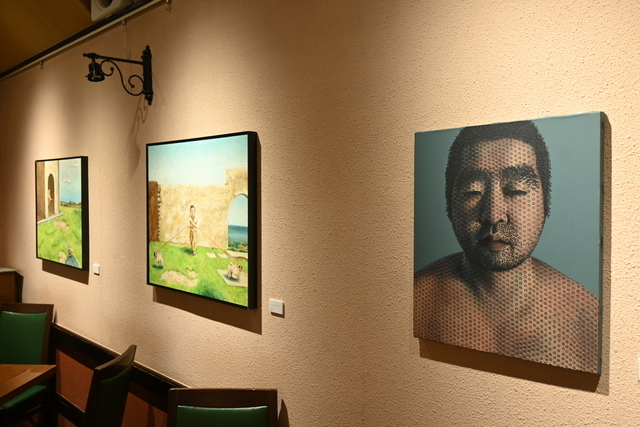 上条東観　絵画　山の湖畔（タイトル不明）評価額３２萬円　保証書付き 上条東観 絵画 山の湖畔（タイトル不明）評価額32 保証書付き 美術品・