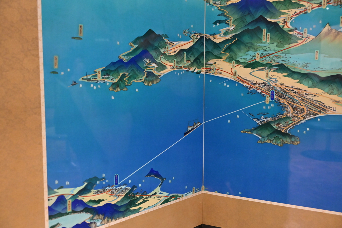 富田利吉郎 真作 油画 日本画『北の海』 □第26回企画テーマ展「吉田初三郎が描いた北海道」 (2026年1月31日~3
