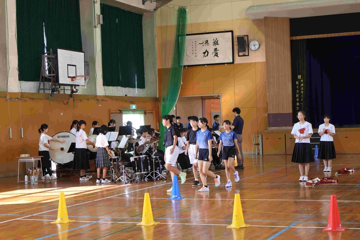 9月22日 壮行会 ＆ 引き継ぎ式 - 勝山南部中学校ブログ
