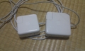 前使ってたMacBookの電源アダプタと比較