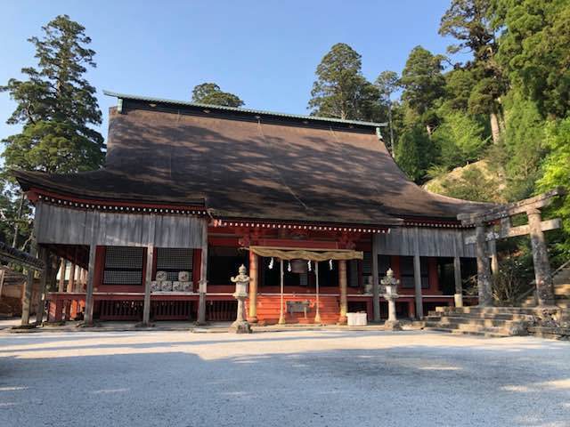 英彦山神社　奉幣殿　（工事前）
