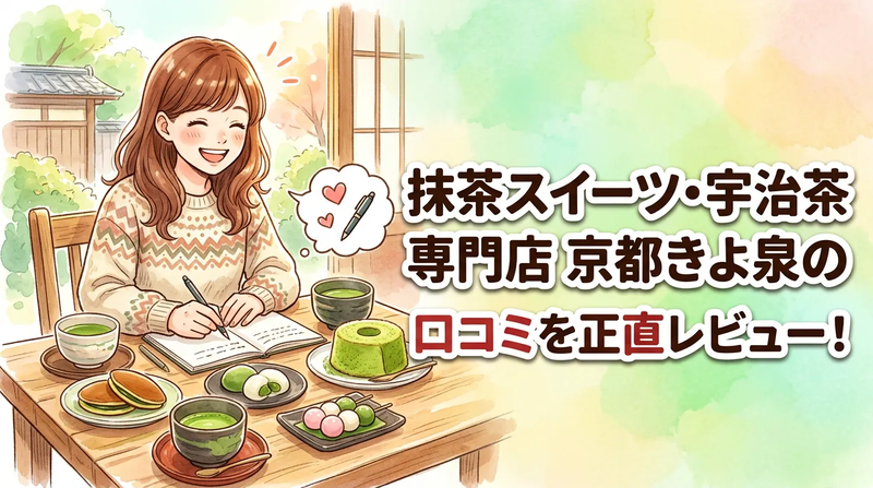抹茶スイーツ・宇治茶専門店 京都きよ泉の口コミを正直レビュー!Amazonでの評判と注意点