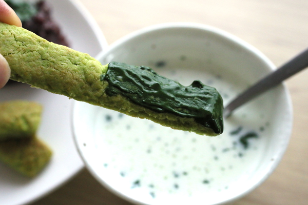 抹茶ソースクッキー
