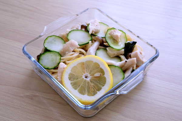 檸檬コンソメパスタ