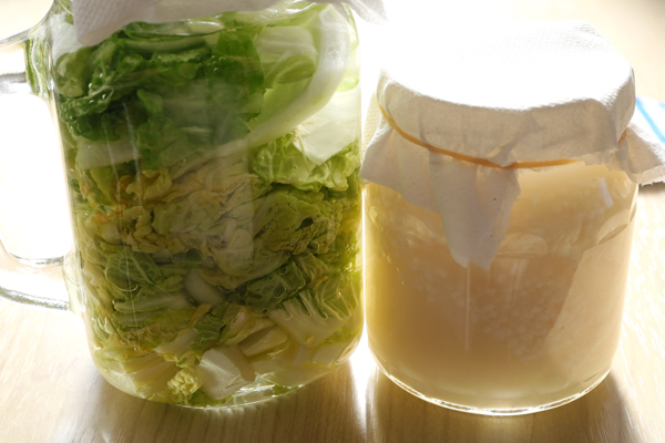 発酵白菜と三五八漬物