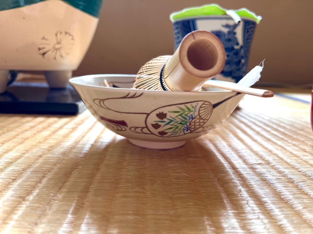 売り切れ必至！ 夏茶碗 平茶碗 萩焼 抹茶茶碗 飴茶色（茶道具 抹茶茶碗 平茶碗 工芸品