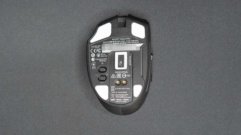 レビュー】多ボタンマウスRazer Naga Proを買ってみた感想 | 外観