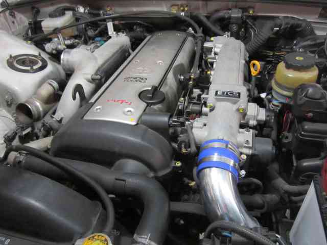 トヨタチェイサーJZX100＠インタークーラー取り付け＆AC修理作業 - 町