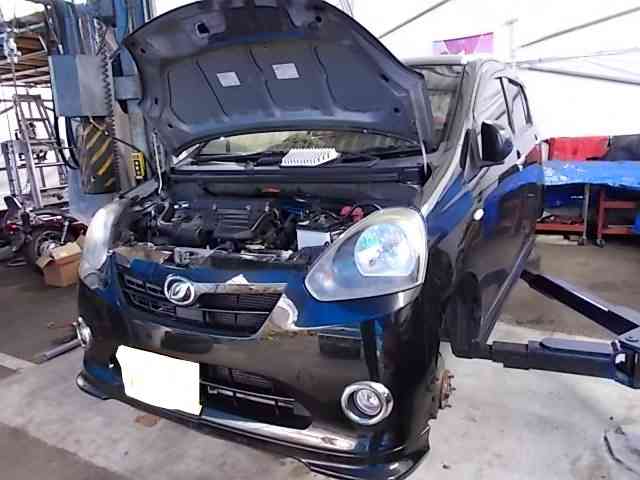 ダイハツ ミライース(LA300S) ＠ 中古車の車検・点検・整備作業