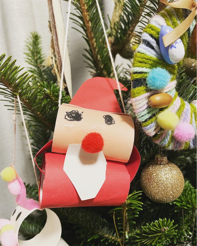 クリスマスの子ども工作 家にあるもので超簡単オーナメント Hakkot S Blog