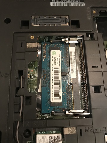 f:id:hakodigi:20200510160549j:plain ThinkPad L540のメモリスロットは2つで最大容量は16GBとなっています