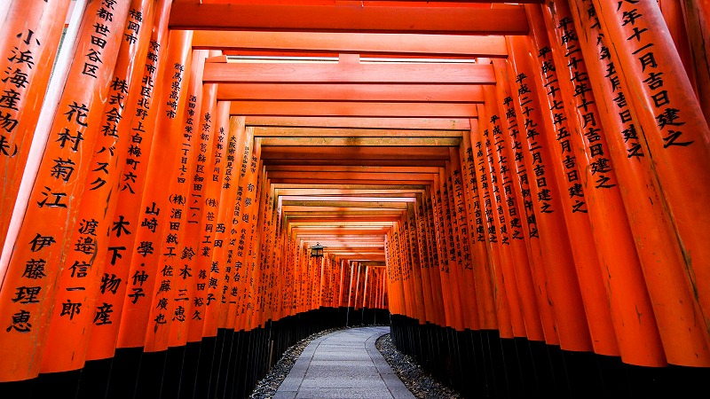 年末年始の京都を安く観光するイメージの写真