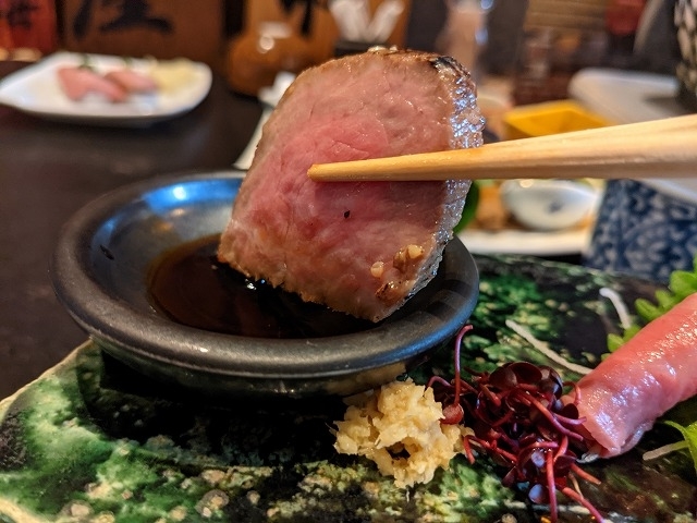 銀座の馬喰一代でしゃぶしゃぶランチを食べるイメージ写真