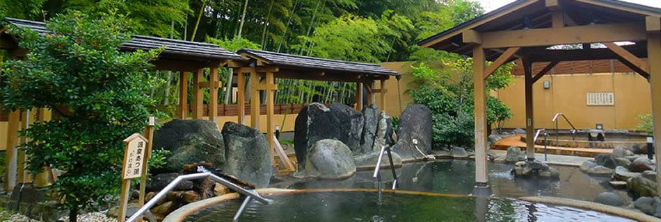 東京から日帰りで楽しめる、竹林を見ながら生源泉に入れる清河寺温泉の写真