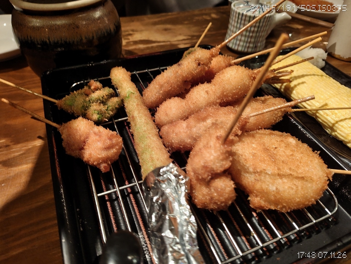 大阪の串カツ