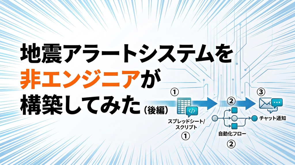地震アラートシステムを非エンジニアが構築してみた（後編） - Tech Waves
