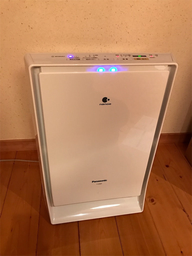 未使用品 Panasonic F-VX501-W ナノイー加湿空気清浄機 Panasonic F-VX501-W を買う - 白峯のソース