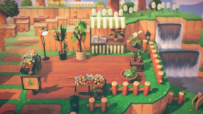 あつ森 Part18 自然区にグリーンショップと養蜂場を作る はくさいのゲームブログ