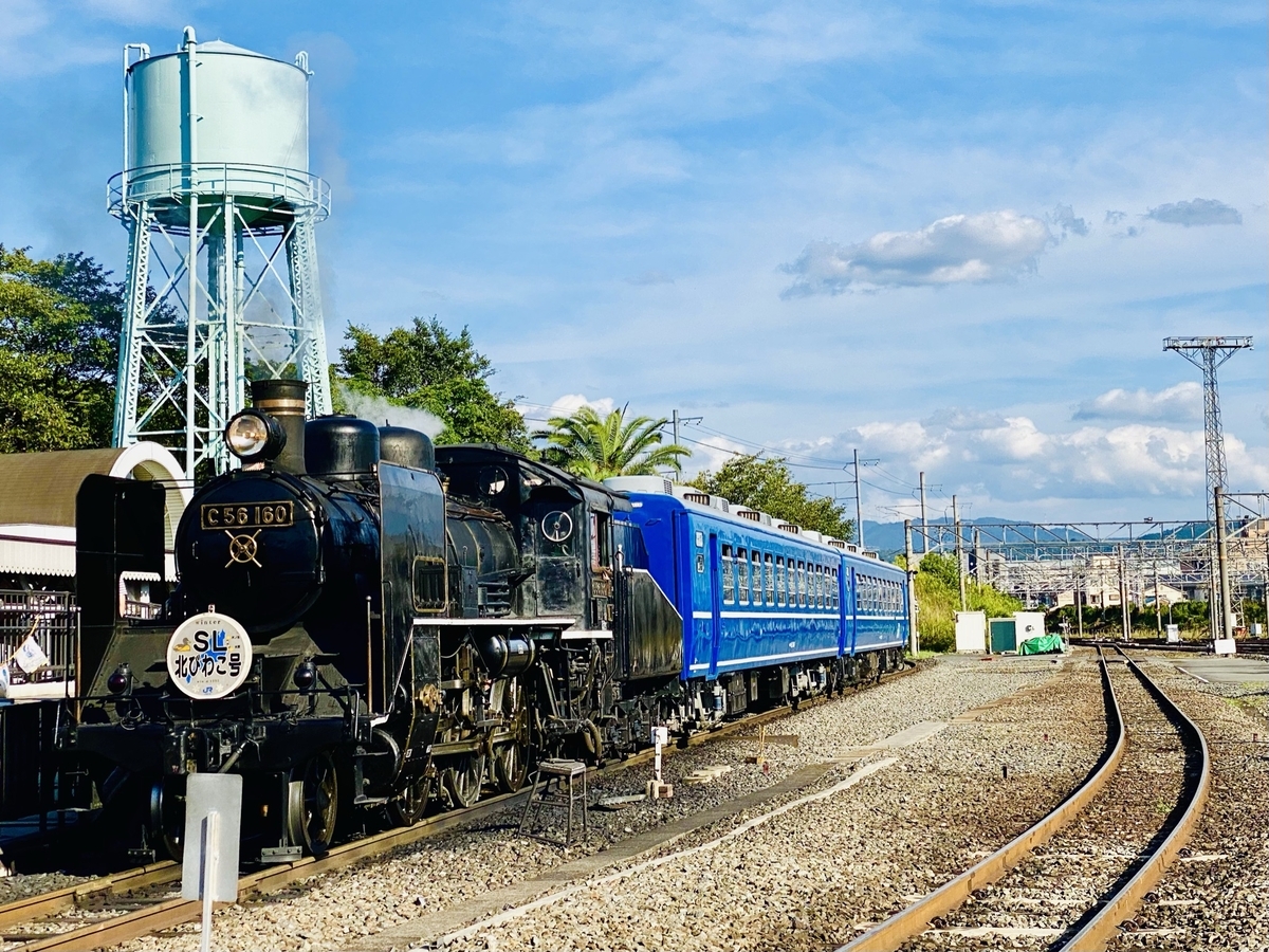 大井川鐡道に譲渡された12系客車 SLスチーム号で乗車していました