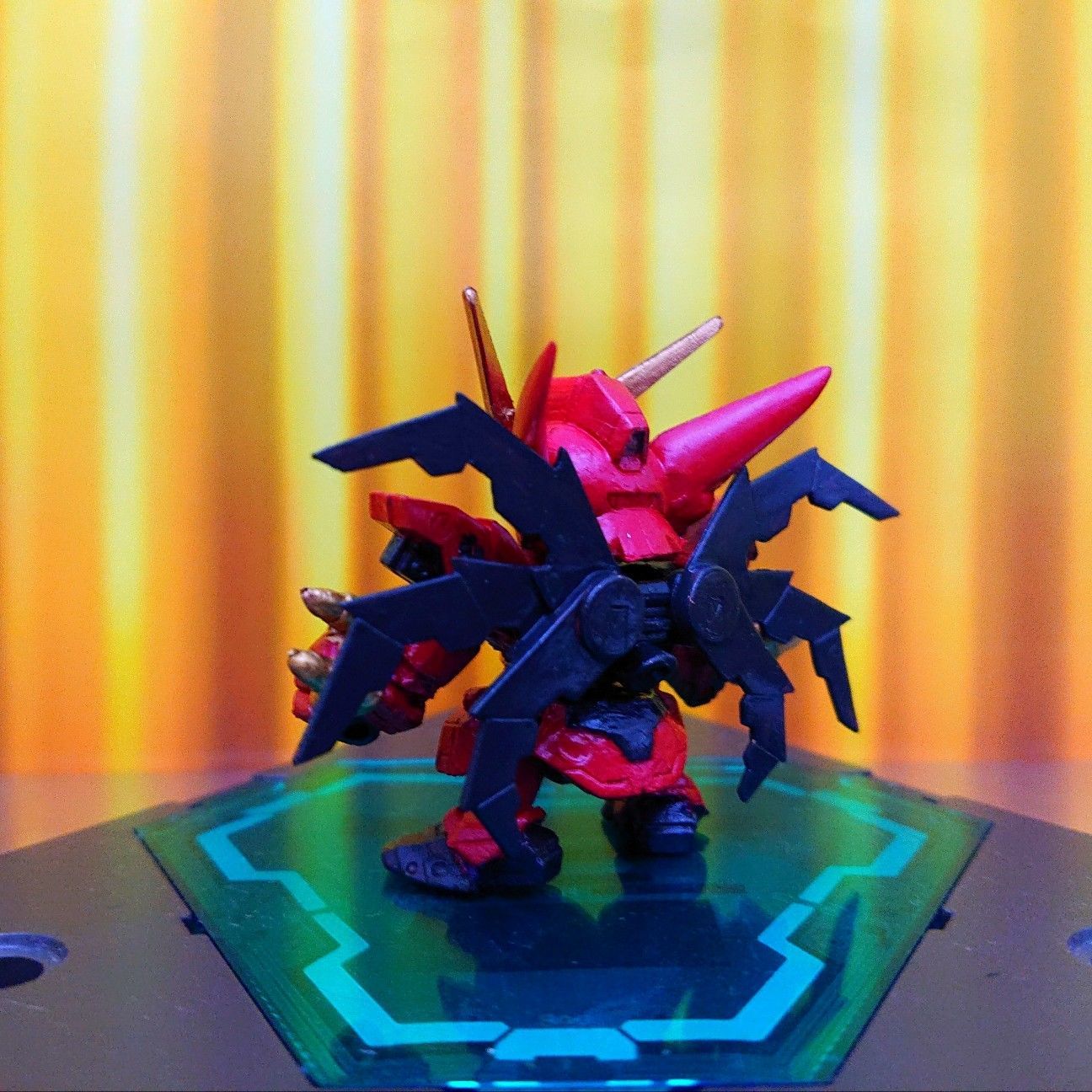 ガシャポン戦士風改造 ガンダムヴァサーゴチェストブレイク - 金鍍金の 