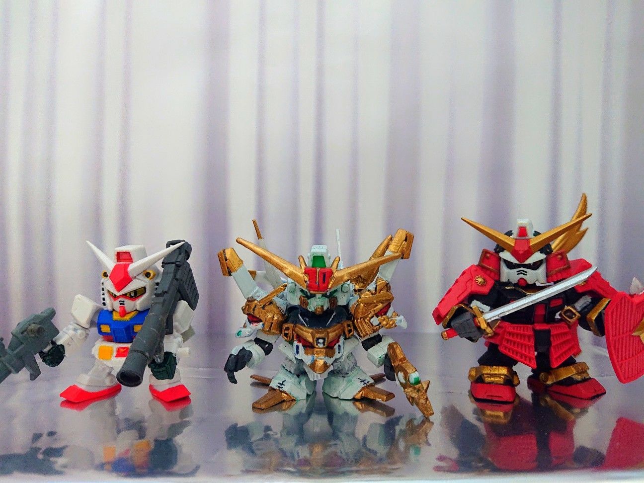 【NOT FOR SALE】SDガンダム 特製ディスプレイ ガシャポンBVM ガシャポン戦士風改造 ガンダムX-10 - 金鍍金の地下迷宮 -FUnny MIdas