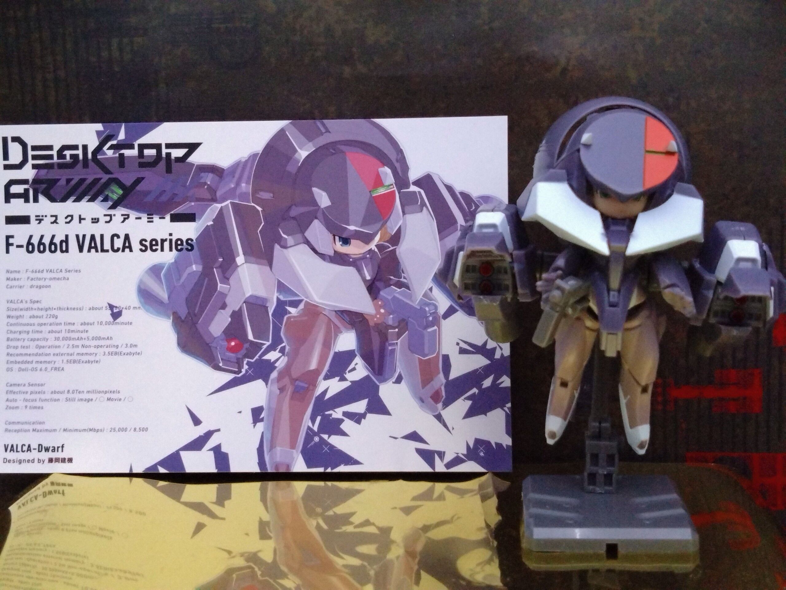 デスクトップアーミー ヴァルカシリーズ(フレア ドラグーン鹵獲 デスクトップアーミー ヴァルカシリーズ(フレア ドラグーン鹵獲
