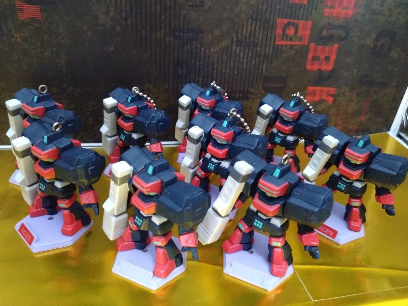 バーチャロンキーチェーンフィギュア塗装 ライデン系列(第1世代型)前編