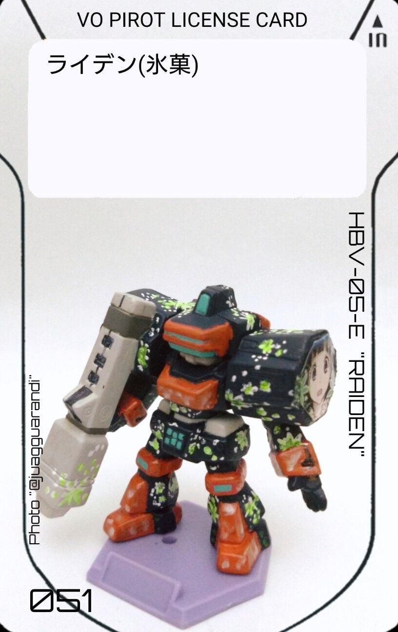 バーチャロンキーチェーンフィギュア塗装 ライデン系列(第1世代型)前編