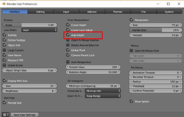 Blender マウスのホイールによる拡大の感度が悪くなったときの解決法 Light11