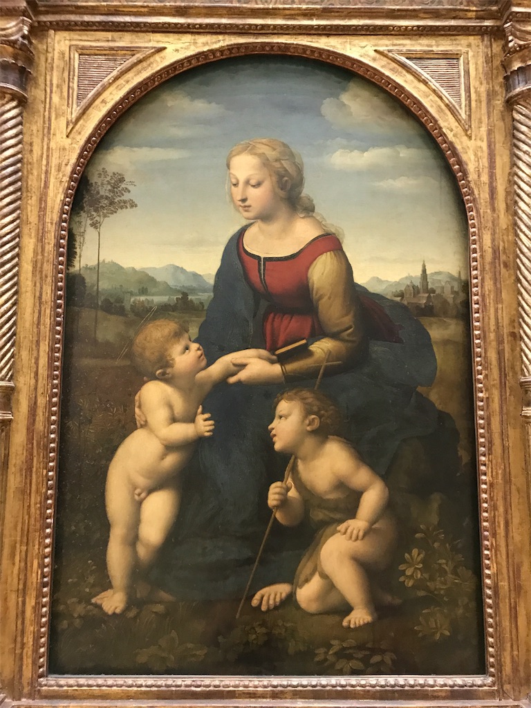 f:id:halynsmak:20180119234727j:plain "美しき女庭師(聖母子と幼児聖ヨハネ)