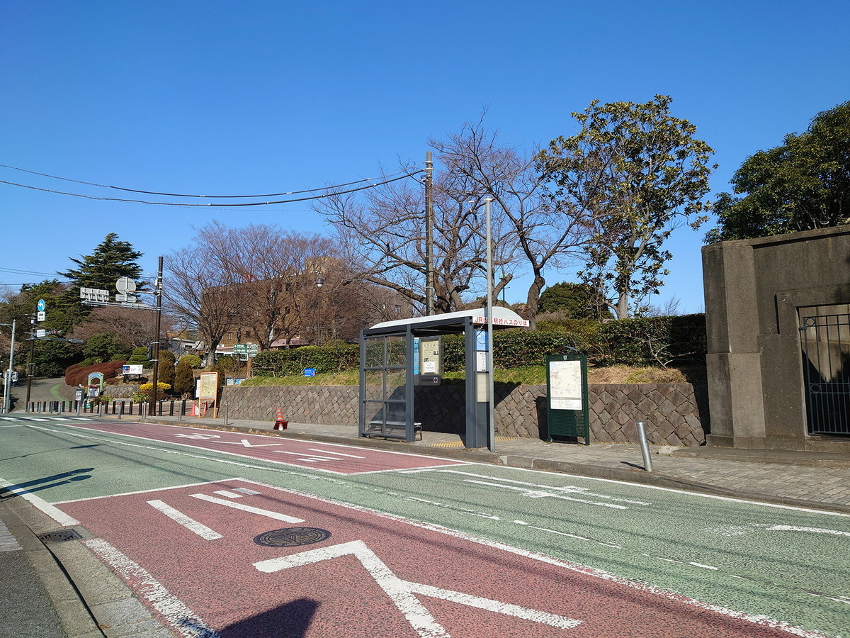 港の見える丘公園 バス停