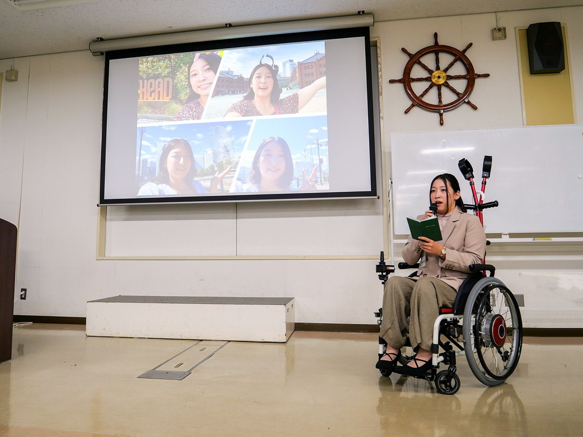 車いすユーチューバーのねむりさくらさんが1人で横浜観光して感じたことを紹介