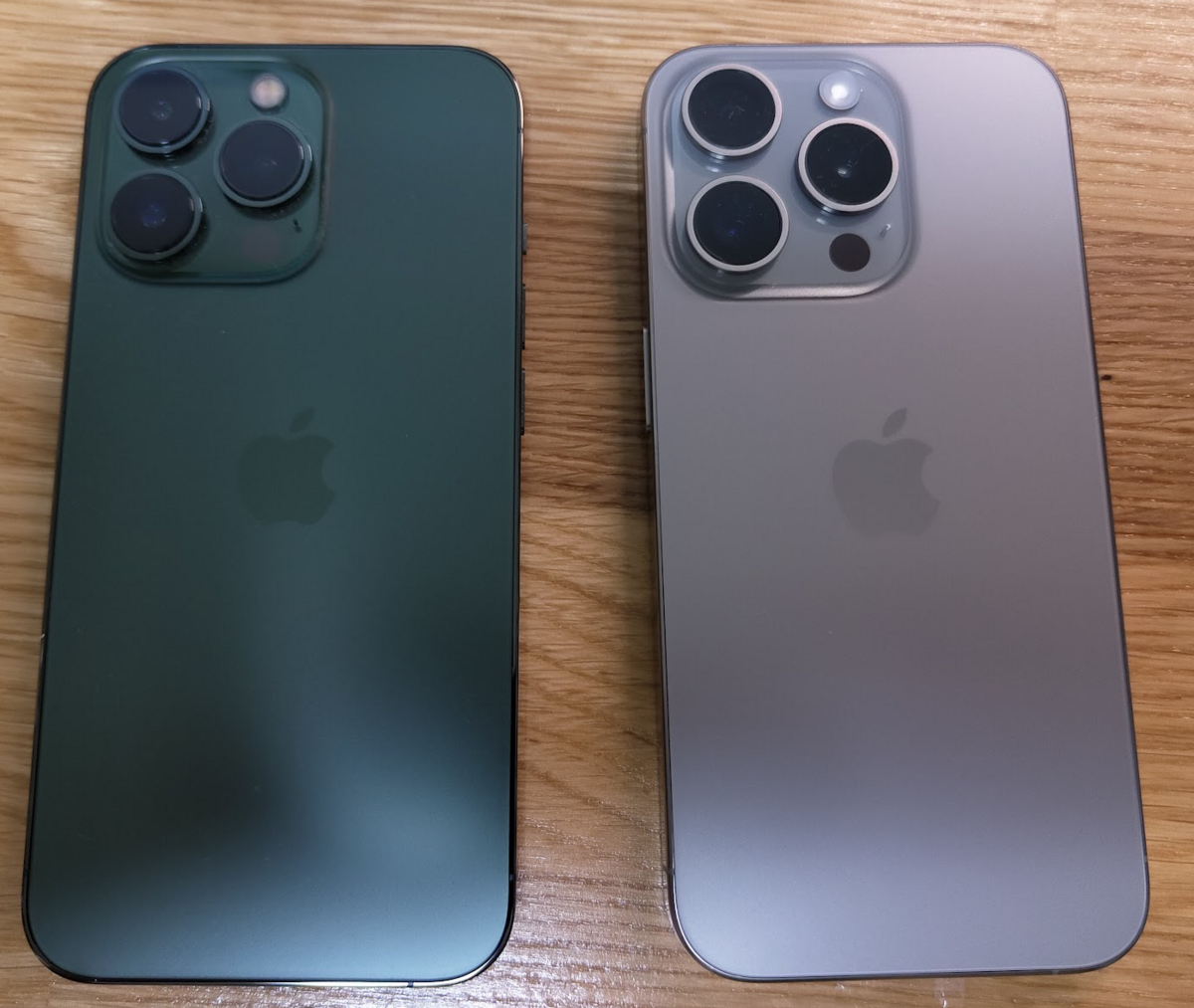 素人目線のiPhone13ProとiPhone15Pro比較 - ヘ音記号のひとりごと