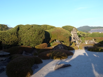 武家屋敷の枯山水