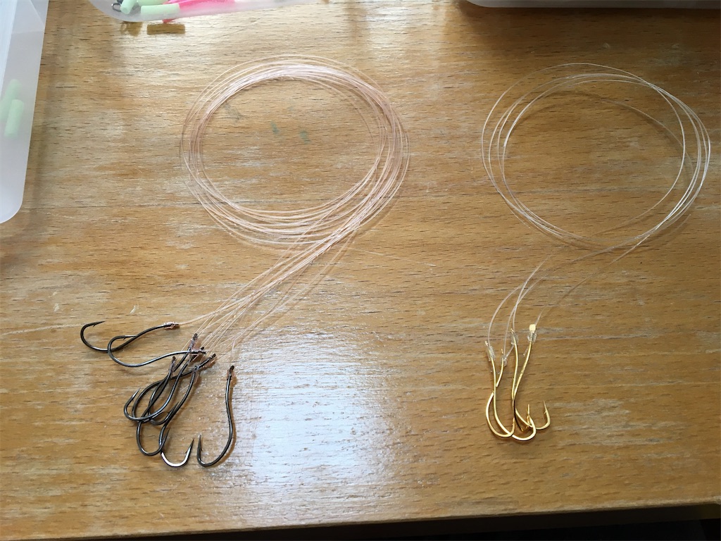 船釣り中止 カレイ仕掛け作り はまちゃん釣り日記