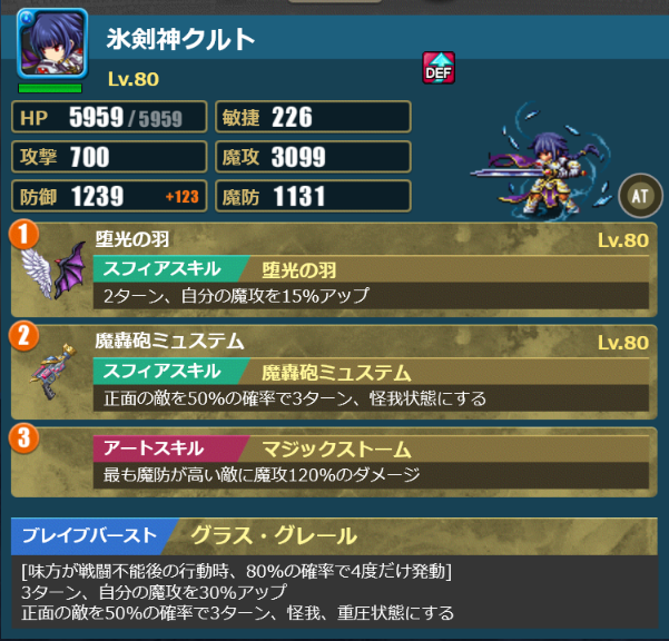 御三家編成　クルト