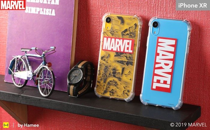 Iphone Xr のカラフルなカラーを見せつつ 雰囲気を気軽にチェンジ スタイリッシュな Marvel デザインのクリアケースが登場 Hamee株式会社