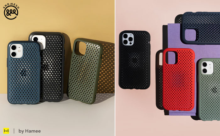 遊び心あふれる軽やかメッシュは通気性良好 ミニマルなデザインと優れた機能性の Andmesh から Iphone12シリーズ対応が登場 Hamee株式会社